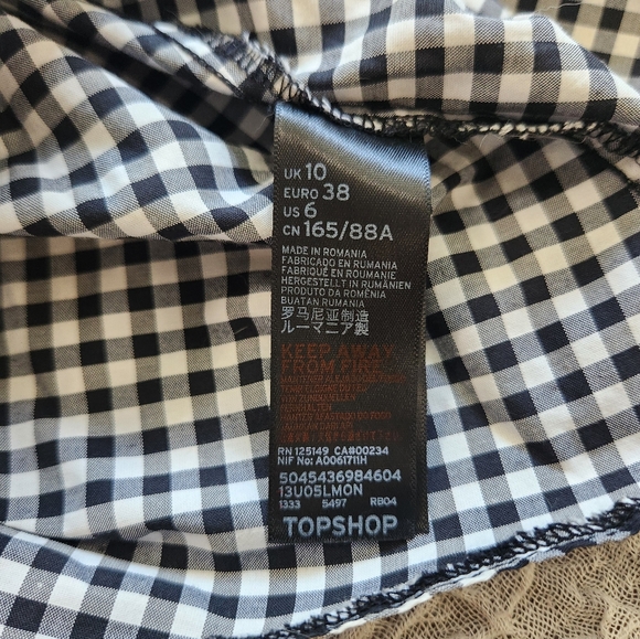 Top Shop Ruffle Top 6 - Picture 6 of 8